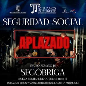 Las previsiones meteorológicas obligan a aplazar el concierto de Seguridad Social previsto para este viernes en Segóbriga