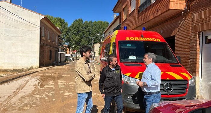 Los bomberos de la Diputación de Cuenca han llevado a cabo 21 intervenciones en el municipio de Iniesta por la riada