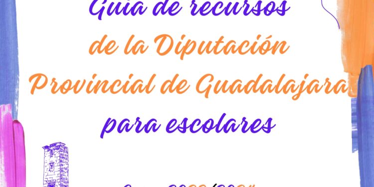 portada guia de recursos de la diputacion provincial de guadalajara para escolares curso 20232024