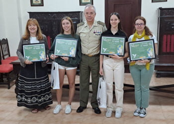 Sofía García Gómez, de 4ª de la ESO del IESO Harévolar de Alovera gana la X edición del concurso “Carta a un Militar Español” en Guadalajara