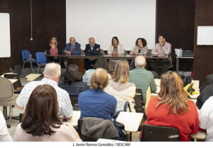 Toma de contacto con la nueva gerente del Área Integrada de Guadalajara con los responsables de centros de salud de la provincia