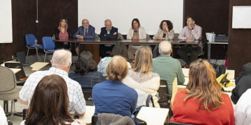 Toma de contacto con la nueva gerente del Área Integrada de Guadalajara con los responsables de centros de salud de la provincia