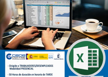 Últimas plazas para los cursos gratuitos de autocad y excel-macros y programación de visual basic de aplicacioines de CEOE-Cepyme Guadalajara 5 Últimas plazas para los cursos gratuitos de autocad y excel-macros y programación de visual basic de aplicacioines de CEOE-Cepyme Guadalajara