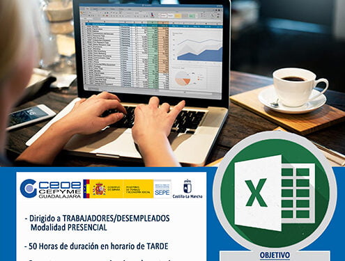 Últimas plazas para los cursos gratuitos de autocad y excel-macros y programación de visual basic de aplicacioines de CEOE-Cepyme Guadalajara 1 Últimas plazas para los cursos gratuitos de autocad y excel-macros y programación de visual basic de aplicacioines de CEOE-Cepyme Guadalajara