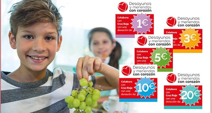 Arranca en el centro de Alcampo en Guadalajara la campaña ‘Desayunos y meriendas Con Corazón’ para niñas y niños atendidos por Cruz Roja