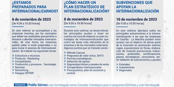 CEOE-Cepyme Guadalajara organiza un nuevo ciclo de jornadas de comercio exterior en el mes de noviembre