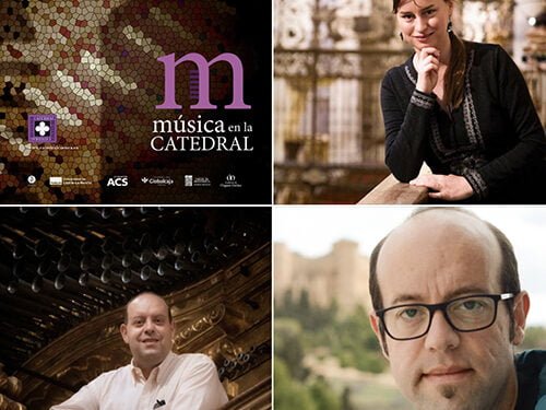 Concierto a dos órganos y dibujo en vivo en la Catedral de Cuenca