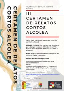Convocado el III certamen de relatos cortos Alcolea de Villar de Cañas