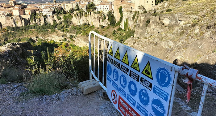 Cortado el Sendero del Hocino de Federico Muelas por las obras de acondicionamiento de senderos en las Hoces 1 Cortado el Sendero del Hocino de Federico Muelas por las obras de acondicionamiento de senderos en las Hoces