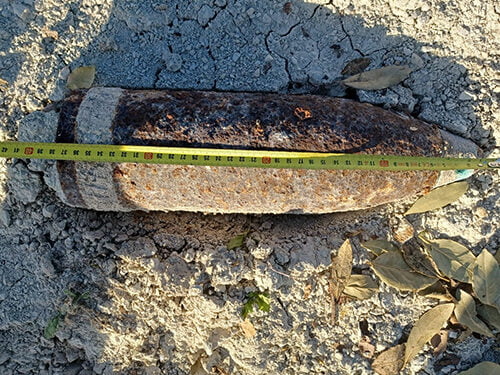 Desactivado un proyectil de la Guerra Civil localizado en Cogolludo