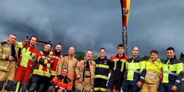 El conquense Rodrigo Martínez ha sido uno de los 18 bomberos españoles que han participado en los rescueDAYS