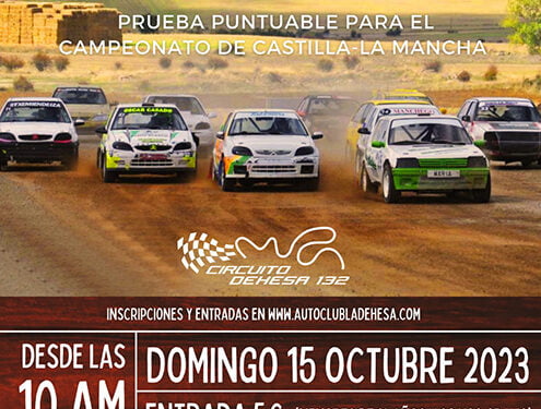 El III Autocross del circuito La Dehesa de Alcolea del Pinar tendrá lugar el próximo 15 de octubre