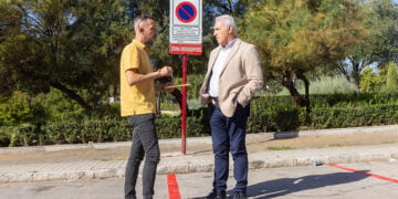 El parking de la calle Alvar Fáñez de Minaya habilita 18 plazas para residentes durante las obras en esa misma calle