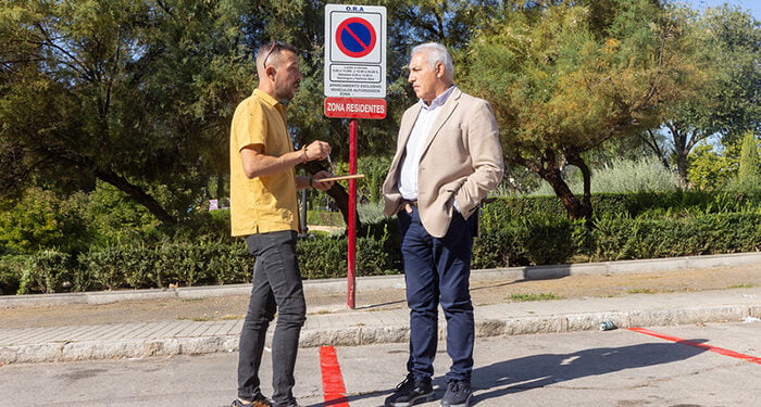 El parking de la calle Alvar Fáñez de Minaya habilita 18 plazas para residentes durante las obras en esa misma calle