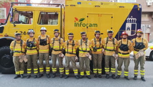 El Plan INFOCAM del Gobierno de Castilla-La Mancha participa en el desfile de la Fiesta Nacional en Madrid