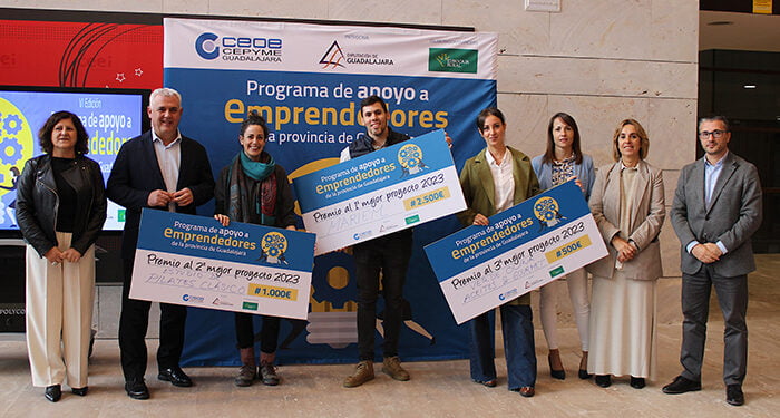 Eurocaja Rural apoya a los emprendedores alcarreños con motivo del 'VI Programa de Apoyo a Emprendedores de Guadalajara'