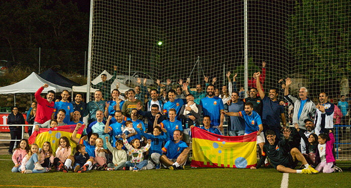 Fundación Juanito Maravilla, campeón de la I Trillo Cup de Veteranos tras batirse en la final con un competitivo equipo local