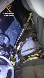 Guardia Civil de Cuenca y Agentes Medioambientales interceptan a un cazador furtivo en Arandilla del Arroyo.