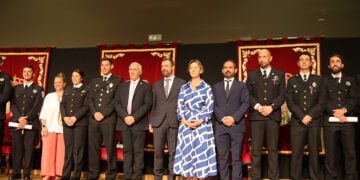 Guarinos elogia la profesionalidad de la Policía Local en la festividad de los Ángeles Custodios