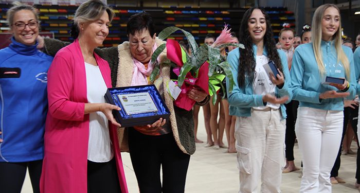 Homenaje a Maite Nadal en el XI Trofeo de gimnasia rítmica que lleva su nombre