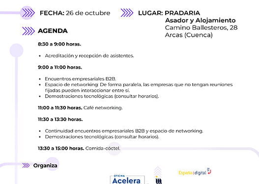 Itecam y CEOE CEPYME Cuenca organizan el evento B2B Smart CLM en Arcas para impulsar la digitalización de las pymes 1 Itecam y CEOE CEPYME Cuenca organizan el evento B2B Smart CLM en Arcas para impulsar la digitalización de las pymes