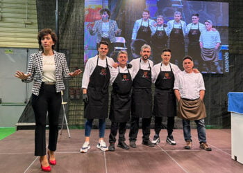 Jesús Pardo, del restaurante Dama Juana, representó a la Federación de Turismo y Hostelería de Guadalajara en la II Pasarela Gastro de Raíz Culinaria CLM 2023