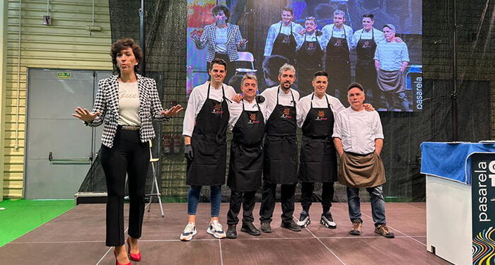 Jesús Pardo, del restaurante Dama Juana, representó a la Federación de Turismo y Hostelería de Guadalajara en la II Pasarela Gastro de Raíz Culinaria CLM 2023