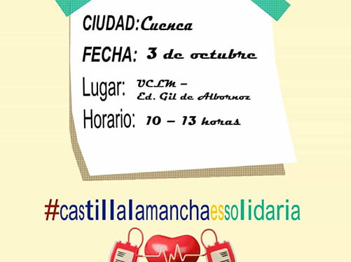 La Coordinación de Trasplantes del Hospital Virgen de la Luz organiza un maratón solidario de donación de médula ósea en el campus universitario