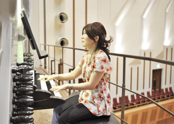 La organista japonesa Satoko Kawagoe en concierto en la Catedral de Cuenca La organista japonesa Satoko Kawagoe en concierto en la Catedral de Cuenca