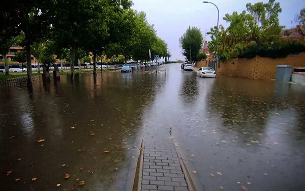 Guadalajara ha registrado 14 incidencias por inundaciones durante la madrugada del viernes 1 La Policía Local de Guadalajara registra 38 incidencias por el temporal, sin daños personales