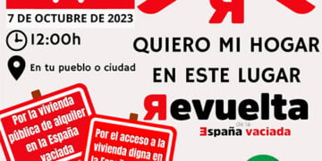 La Revuelta de la España vaciada reclamará este sábado viviendas dignas en igualdad para los pueblos