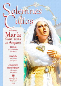 La V.H. de Nuestro Señor Jesucristo Resucitado y María Santísima del Amparo celebra este próximo fin de semana los cultos a su imagen mariana