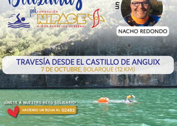 Nacho Redondo nada el próximo 7 de octubre por Bolarque a favor de Nipace