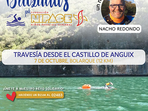 Nacho Redondo nada el próximo 7 de octubre por Bolarque a favor de Nipace 1 Nacho Redondo nada el próximo 7 de octubre por Bolarque a favor de Nipace