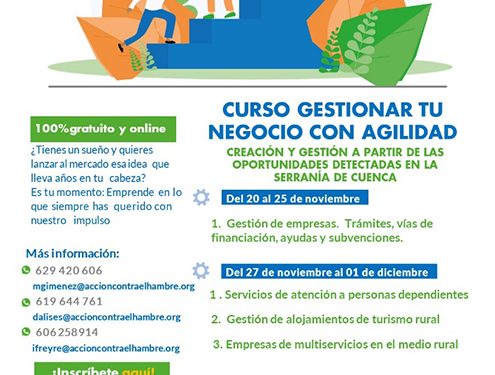Nuevos cursos para emprender en la Serranía de Cuenca