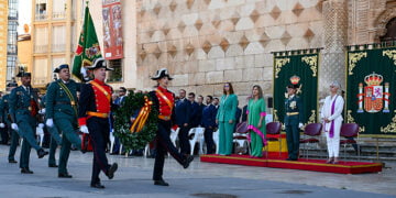 Sara Simón felicita a la Guardia Civil en el Día de la Fiesta Nacional