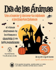 Tarancón celebrará el Día de las Ánimas con una actividad gratuita en los huertos urbanos