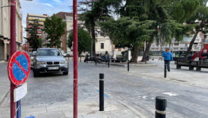 Un rodaje obliga a la supresión de algunos aparcamientos en las calles Exposición, Pedro Pascual y Cuesta de San Miguel