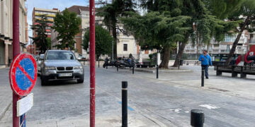 Un rodaje obliga a la supresión de algunos aparcamientos en las calles Exposición, Pedro Pascual y Cuesta de San Miguel