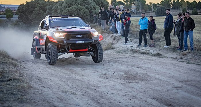 Un total de 110 participantes en la salida de la última carrera del Campeonato de España de Rallyes TT
