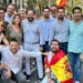 Una delegación de Nuevas Generaciones de Guadalajara participa en la manifestación en contra de la amnistía en Barcelona