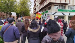 Unas 150 personas se manifiestan en Guadalajara en favor del pueblo palestino