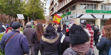Unas 150 personas se manifiestan en Guadalajara en favor del pueblo palestino