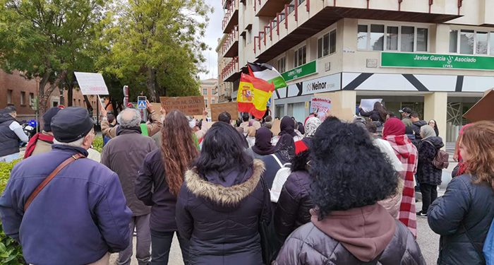 Unas 150 personas se manifiestan en Guadalajara en favor del pueblo palestino