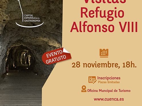 Vuelven las visitas guiadas a los túneles de la Cuenca Subterránea con detalle culinario dentro de la Capital Española de la Gastronomía 1 Vuelven las visitas guiadas a los túneles de la Cuenca Subterránea con detalle culinario dentro de la Capital Española de la Gastronomía