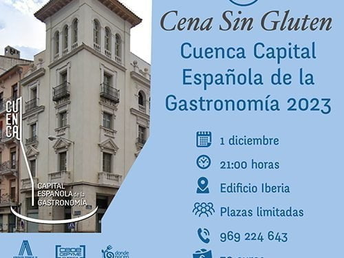 Una Cena Sin Gluten, nueva actividad inclusiva de Cuenca como Capital Española de la Gastronomía 1 Una Cena Sin Gluten, nueva actividad inclusiva de Cuenca como Capital Española de la Gastronomía