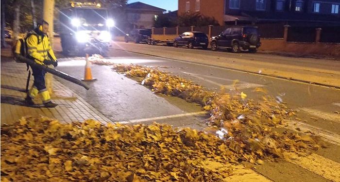 Cabanillas pone en marcha el dispositivo especial de refuerzo para la recogida de hojas