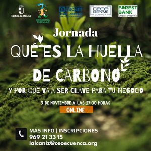 CEOE-Cepyme Cuenca celebra el jueves una jornada telemática sobre la huella de carbono
