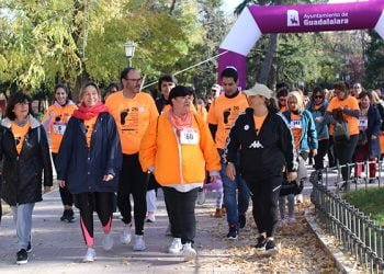 Cerca de 500 participantes se dan cita en la I Marcha popular de Guadalajara por la Eliminación de la Violencia contra la Mujer