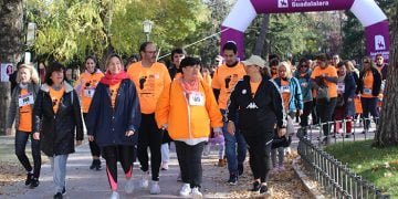 Cerca de 500 participantes se dan cita en la I Marcha popular de Guadalajara por la Eliminación de la Violencia contra la Mujer